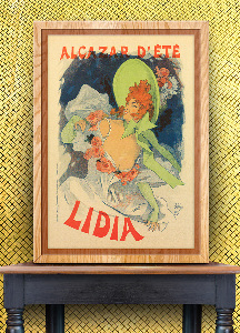 Poster an der Wand Alcazar Dete, Lidia