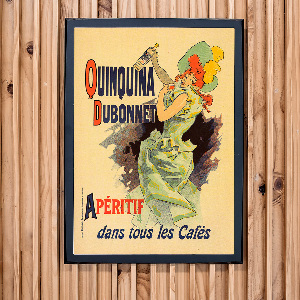 Poster an der Wand Quinquina Dubonnet Aperitif