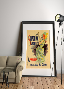 Poster an der Wand Quinquina Dubonnet Aperitif