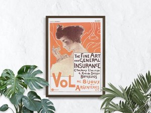 Poster an der Wand Die Kunst und General Insurance Company Limited