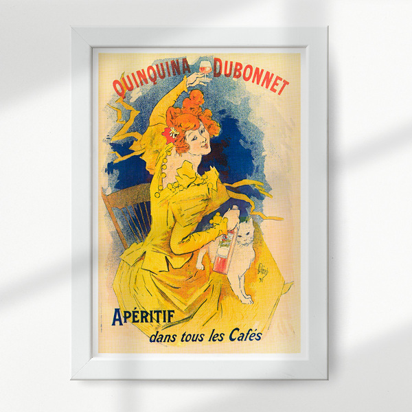 Poster an der Wand Quinquina Dubonnet Aperitif