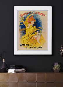 Poster an der Wand Quinquina Dubonnet Aperitif