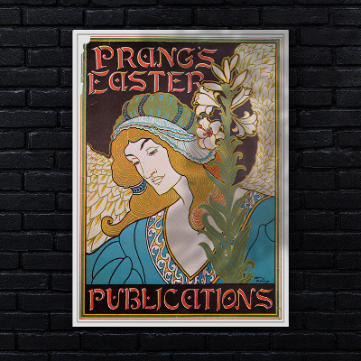 Poster an der Wand Prangs Ostern Veröffentlichungen