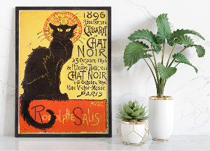 Poster an der Wand Cabaret du Chat Noir Paris