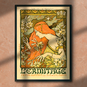 Poster an der Wand LErmitage revue illustree