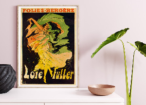 Poster an der Wand Folies Bergere, Loie Fuller