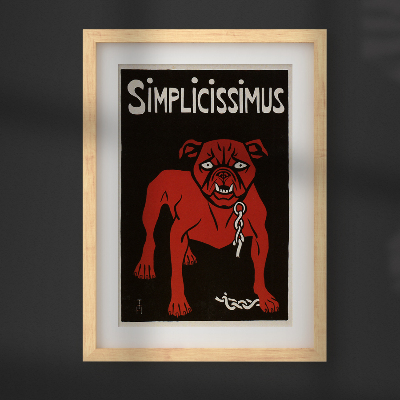 Poster an der Wand Simplicissimus