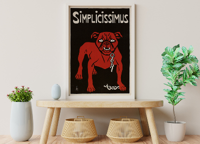 Poster an der Wand Simplicissimus