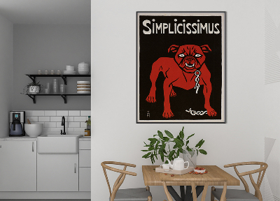 Poster an der Wand Simplicissimus