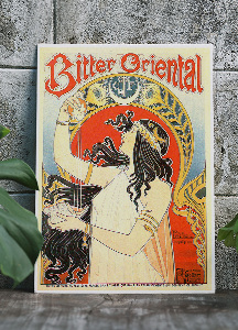 Poster an der Wand bitter Oriental