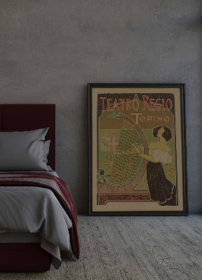 Plakat-Weinlese Teatro Regio, Turin
