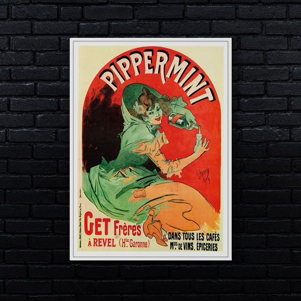 Plakat-Weinlese Pippermint