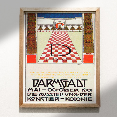 Plakat-Weinlese Ein Dokument deutscher Kunst Darmstadt Ausstellung II