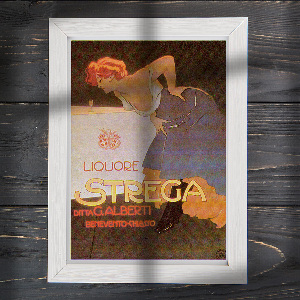 Plakat-Weinlese Liquore Strega