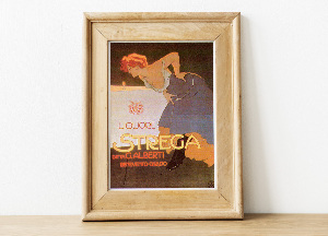 Plakat-Weinlese Liquore Strega