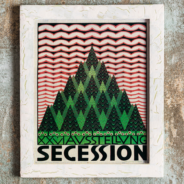 Plakat-Weinlese XXV Ausstellung Secession