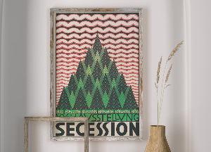 Plakat-Weinlese XXV Ausstellung Secession