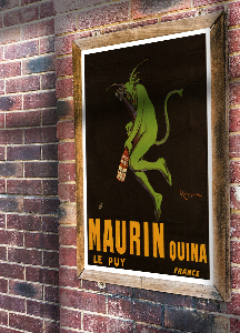 Plakat-Weinlese Maurin Quina Werbung