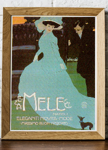 Retro-Poster E und A Mele et Ci