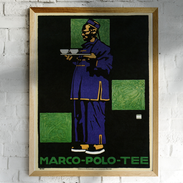 Retro-Poster Marco Polo-T-Stück, Werbung