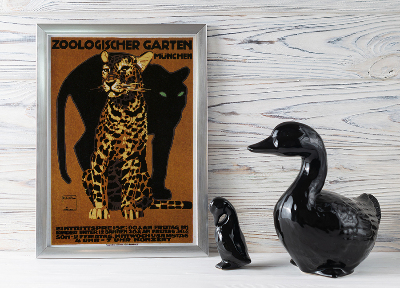 Retro-Poster Zoologischer Garten München
