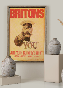 Retro-Poster Briten, Mitglied werden Ihre Gebiete Armee