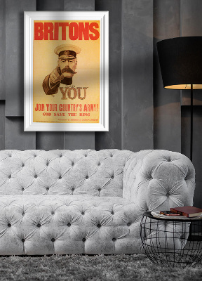 Retro-Poster Briten, Mitglied werden Ihre Gebiete Armee