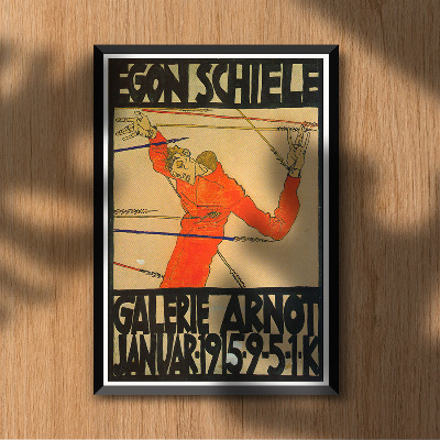 Retro-Poster Für Ausstellung in der Galerie Arnot