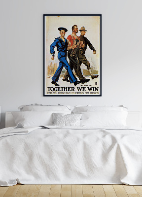 Weinleseplakat Zusammen wir