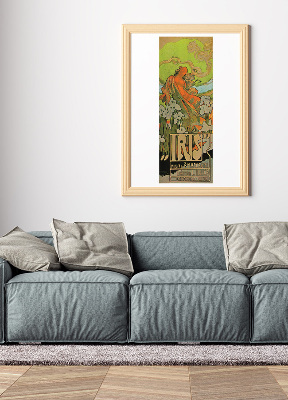 Weinleseplakat Iris