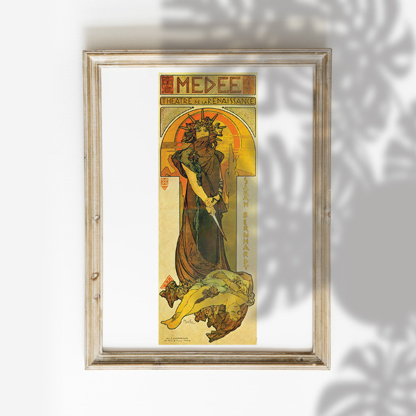 Weinleseplakat Medea