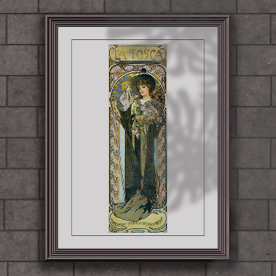 Weinleseplakat La Tosca