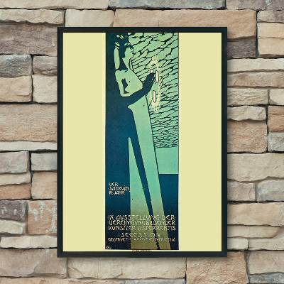 Weinleseplakat IX Ausstellung Maler der Wiener Secession