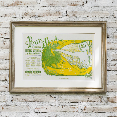 Poster an der Wand Gießen lart Ausstellung