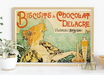 Poster an der Wand Kekse und Chocolat Delacre