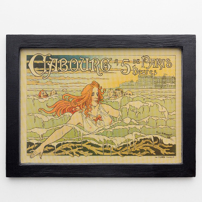 Poster an der Wand Cabourg eine 5 heures de Paris