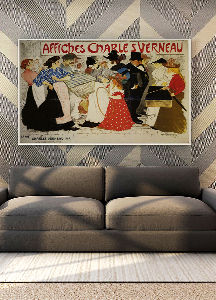 Poster an der Wand Affiches Charles Verneau, La Rue