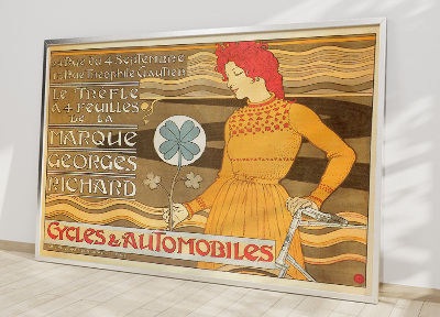 Poster an der Wand Georges Richard Cycles und PKWs