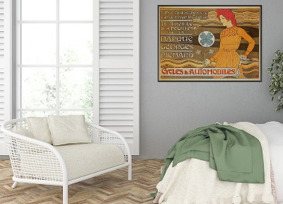 Poster an der Wand Georges Richard Cycles und PKWs