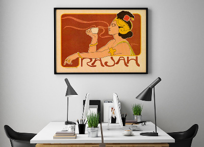 Poster an der Wand Rajah