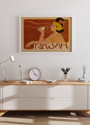 Poster an der Wand Rajah