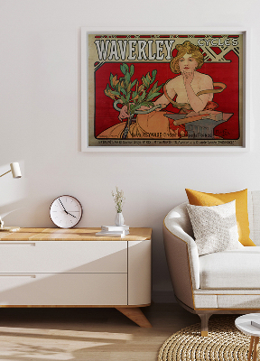Plakat-Weinlese Waverley Cycles