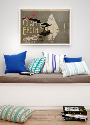 Plakat-Weinlese Fullers Clam Broth