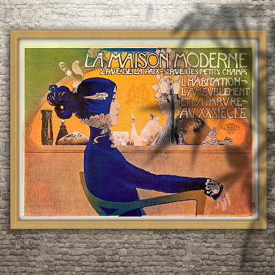 Plakat-Weinlese La Maison Moderne