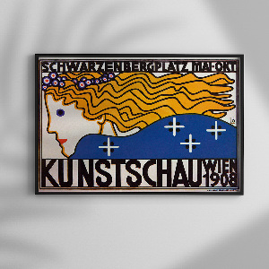 Retro-Poster Kunstschau Wien 1908