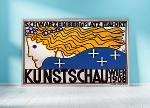 Retro-Poster Kunstschau Wien 1908