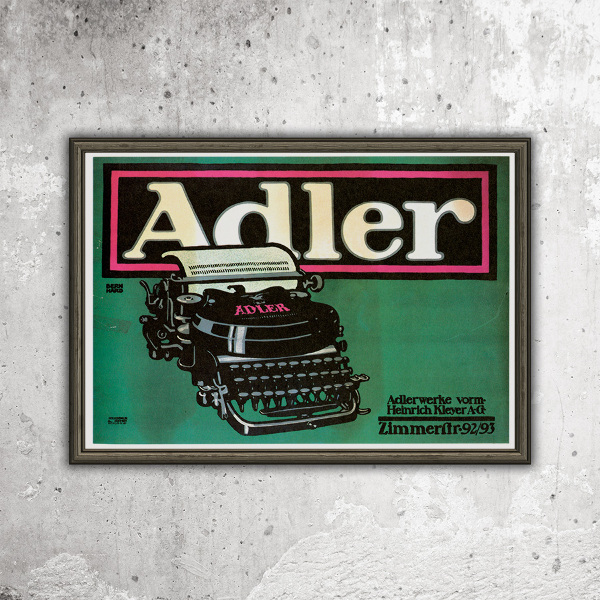 Retro-Poster Adler II