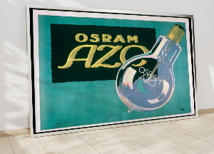 Retro-Poster Osram AZO