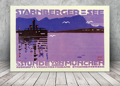 Retro-Poster Starnberger See