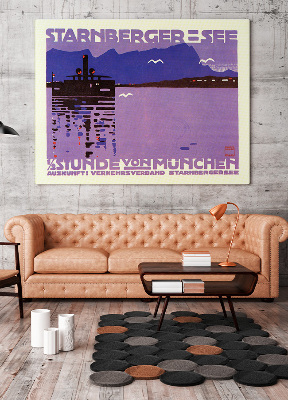 Retro-Poster Starnberger See